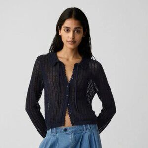 Gap × DÔEN Linen-Blend Cardigan Size Medium